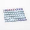 Zestaw keycapów Ducky Macaron PBT Doubleshot 133-klawiszowy do klawiatur mechanicznych, Ducky DCA132-USMACOEPD1