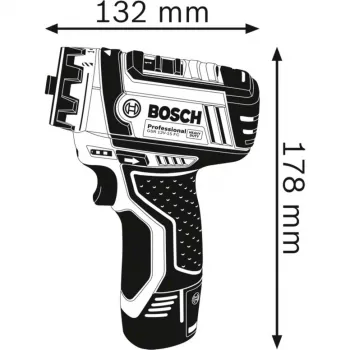 Bosch GSR 12V-15 FC Professional Keyless 600 g Czarny, niebieski