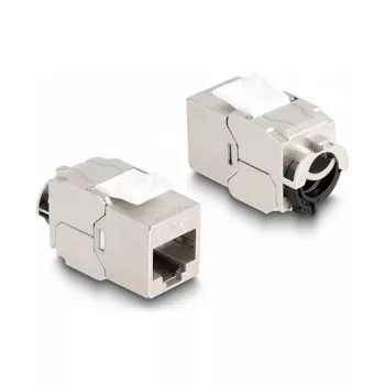 DeLOCK Moduł Keystone RJ45 do LSA Kat.6A STP z zaciskiem blokującym