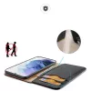 Dux Ducis Dux Ducis Hivo skórzany portfel z klapką z naturalnej skóry etui na karty i dokumenty Samsung Galaxy S22+ (S22 Plus) czarny