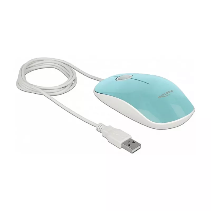 Mysz DeLOCK 12538 USB Type-A optyczna symetryczna