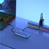 Koncentrator USB Unitek uHUB S7+ — przewodowy USB 3.2 Gen 2 Type-C, 100 W PD, Gigabit Ethernet, obsługa 4K, Space szary