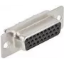 Złącze przewodowe DeLOCK 66717 D-Sub HD 26 pinów Czarny Srebrny