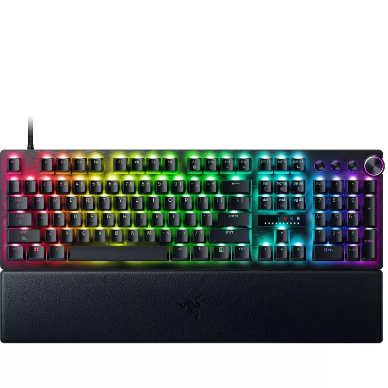 Klawiatura Razer Huntsman V3 Pro — układ niemiecki, częstotliwość odpytywania 8 kHz