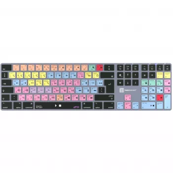 Klawiatura LogicKeyboard LKB-PT-TM — Pełnowymiarowa (100%) Bluetooth QWERTZ niemiecki, Tytanowy Szary