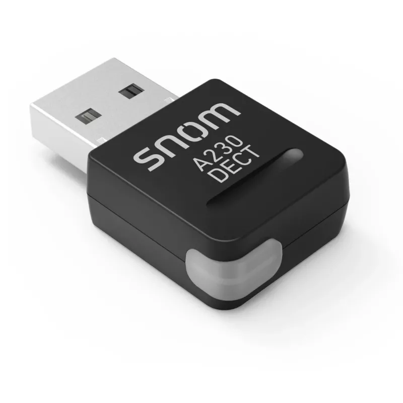 snom A230 DECT USB flash drive - Adapter sieciowy - USB2.0 - DECT (4386)