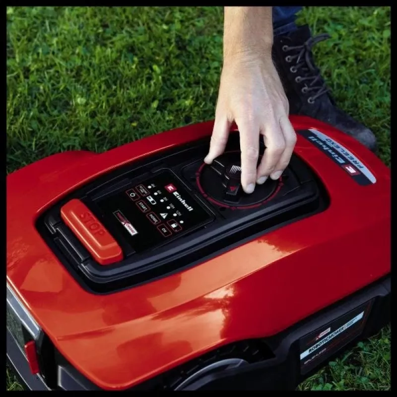 Robotic lawn mower EINHELL FREELEXO 600 BT — 18 cm szerokość cięcia, 2–6 cm wysokość, 600 m², 18 V Li-Ion