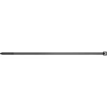 Opaska zaciskowa z koralikowym profilem FISCHER 69375 — Nylon, 500 mm x 7,6 mm, czarna, 100 szt.