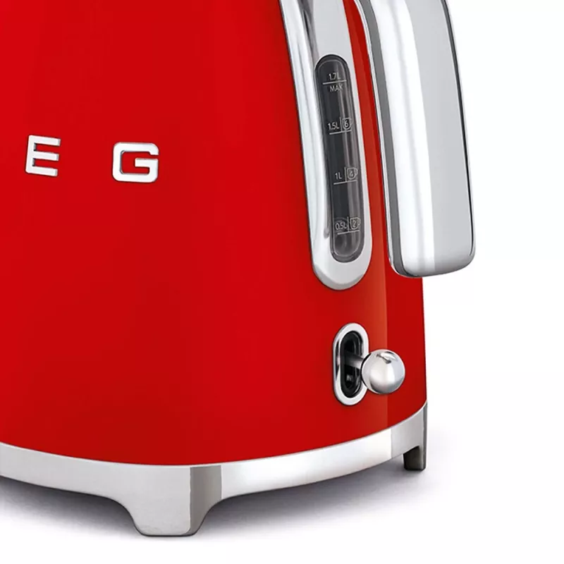 Czajnik elektryczny Smeg 1.7L 2400W czerwony