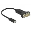 Kabel szeregowy DeLOCK 63908 Czarny 0,15 m DB-9