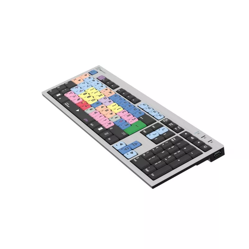 Logickeyboard LKB-MCOM4-AJPU-FR klawiatura USB AZERTY French Srebrny (LKB-MCOM4-AJPU-FR)