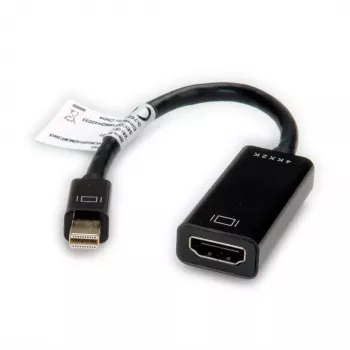 Value 12.99.3143 Kabel-adapter wideo Mini DisplayPort HDMI Typ A (Standard) Czarny (12.99.3143)