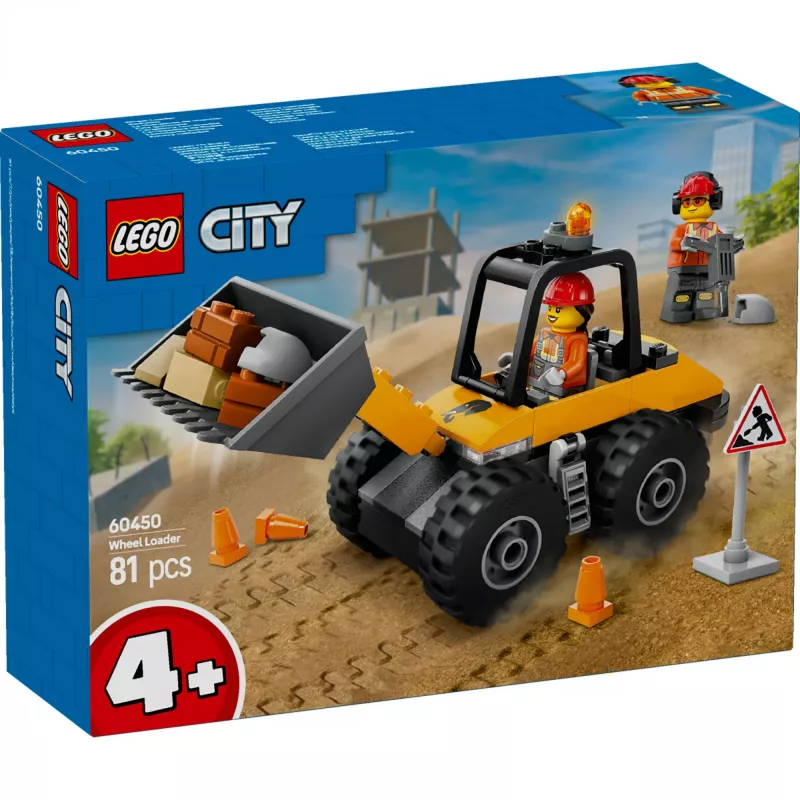 LEGO City 60450 Żółta ładowarka kołowa
