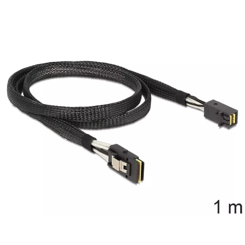 Kabel SAS DeLOCK 83389 1m Czarny
