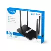Router bezprzewodowy Cudy LT500 Fast Ethernet Dwuzakresowy (2,4 GHz / 5 GHz) 4G Czarny