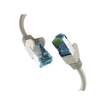 Kabel krosowy EFB-Elektronik RJ45 z surowym kablem Cat.7, szary, 0,25 m, S/FTP PIMF, kabel sieciowy LAN DSL, producent: EFB Elektronik (EC020200118)