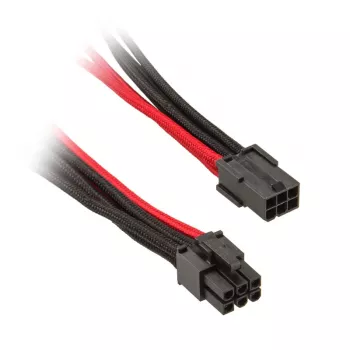 SilverStone Kabel 6-Pin-PCIe do 6-Pin-PCIe 250 mm - czarny/czerwony