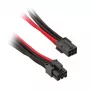 SilverStone Kabel 6-Pin-PCIe do 6-Pin-PCIe 250 mm - czarny/czerwony