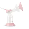 Elektryczny laktator neno Bella Twin — elektroniczny, butelki 150 ml, 6 poziomów stymulacji / 9 poziomów ssania, bateria litowo-jonowa USB, różowy/przezroczysty