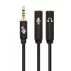 Adapter TB 3.5mm MiniJack rozgałęźnik 1x 3.5mm męski na 2x 3.5mm żeński, model AKTBXAJ0P2J030B