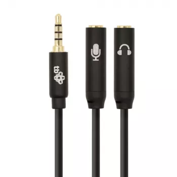 Adapter TB 3.5mm MiniJack rozgałęźnik 1x 3.5mm męski na 2x 3.5mm żeński, model AKTBXAJ0P2J030B