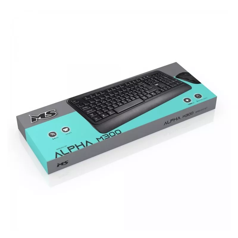 Bezprzewodowy zestaw klawiatura + mysz Alpha M300