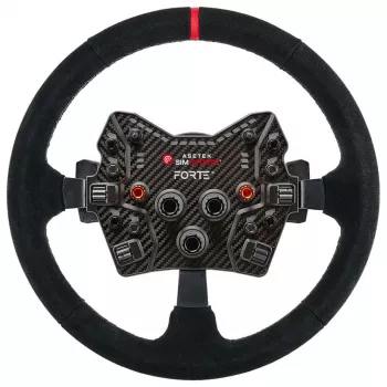 Asetek SimSports Lenkradkranz, wyprofilowany, 340 mm - czarny, zamsz