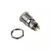 DimasTech wandaloodporny przycisk 19 mm Silverline Dot RGB PD210