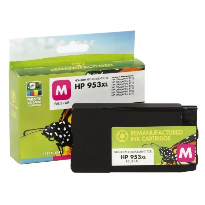 Kompatybilny wkład atramentowy Static Control HP 953XL (F6U17AE), magenta (nowy chip)