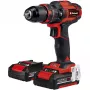 EINHELL Wiertarko-wkrętarka TE-CD 18/40 Li +64 2x2Ah | Einhell