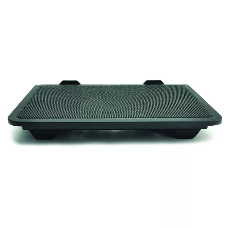 Podkładka chłodząca MEDIA-TECH MT2660 — chłodziarka do laptopa zasilana przez USB, 1 wentylator 13,5 cm, 20 CFM, 1000 RPM, 330×250×40 mm, 327 g, podświetlenie