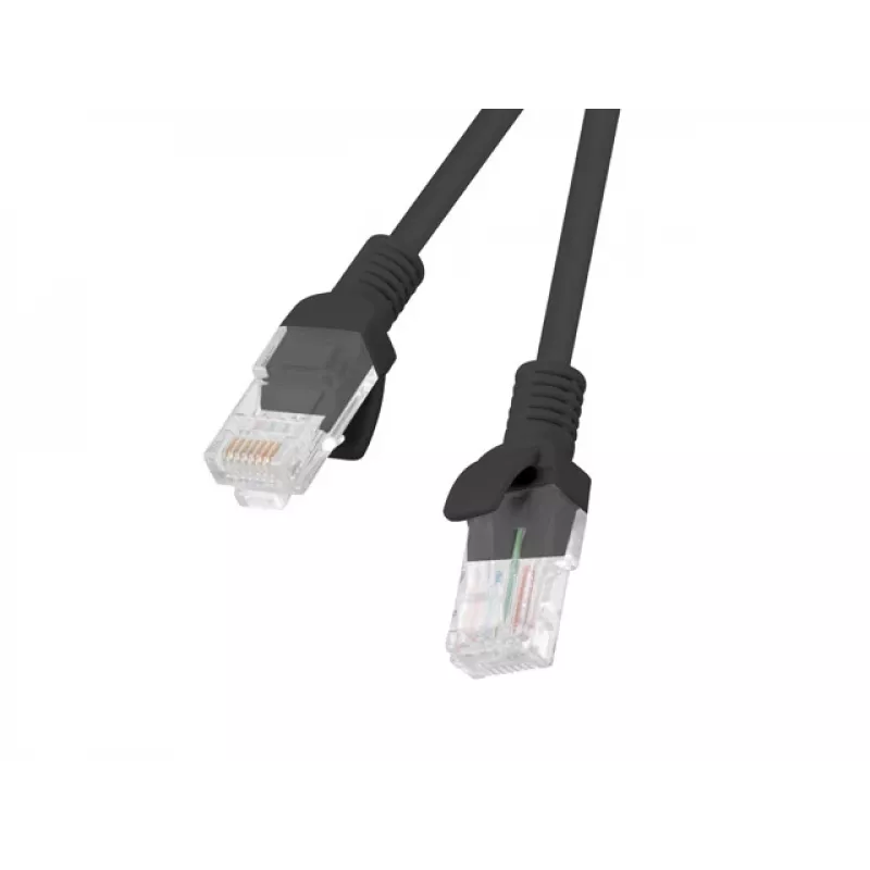 Kabel sieciowy LANBERG PCU5-10CC-0300-BK U/UTP Kat.5e, 3 m, czarny