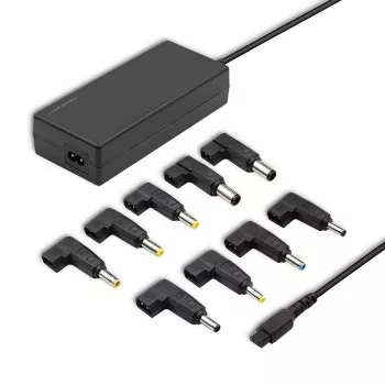 Qoltec 50012 Automatyczny uniwersalny zasilacz 90W | 9 wtyczek | +kabel zasilający