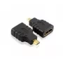 Przejściówka Techly IADAP-HDMI-MD Micro HDMI D - HDMI Czarny