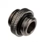 Adapter Alphacool G1/4 AG na G1/4 AG, metalowe połączenie kątowe, czarny