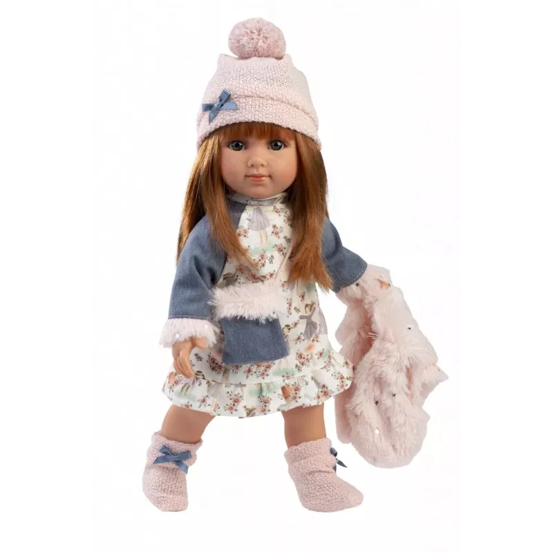 Lalka Llorens Nicole 35 cm — realistyczne cechy, miękkie ciało, lalka bobas