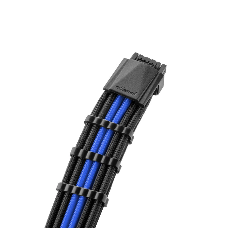 CableMod CableMod PRO ModMesh zestaw przedłużacza kabla 12VHPWR czarno-niebieski — przedłużenie zasilania GPU 12VHPWR