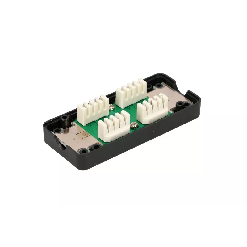 Extralink CAT6 UTP Junction Box, Barrel Connector, Czarny