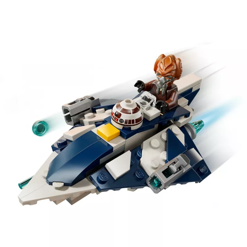 LEGO Microfighter Star Wars Plo Koon's Jedi Starfighter 75400 — 89 elementów, 1 minifigurka, wiek 6+
