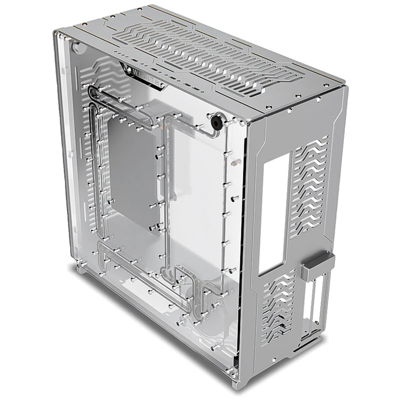 Singularity Computers Wraith ITX/DTX obudowa PC, srebrna
