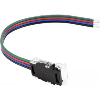 Złącze zasilania taśmy LED EUROLITE 50530070 4-pinowe do taśm 10 mm