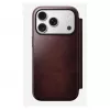 Etui na telefon Nomad Modern Leather Folio dla Apple iPhone 17 Pro, 6,3 cala (16 cm), skóra bordowa