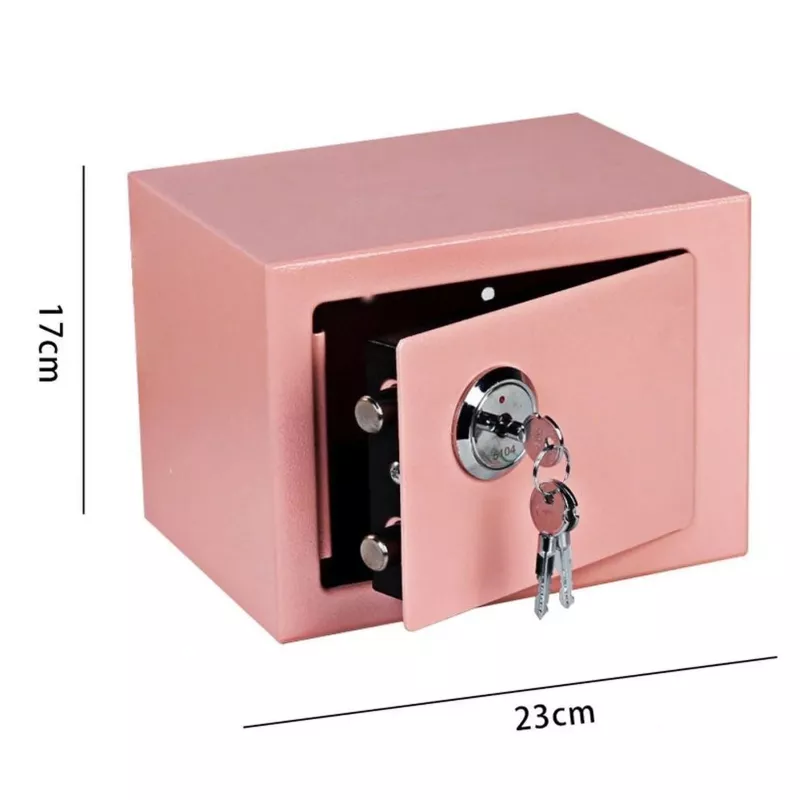 Extralink Home | Home Safe | biuro, skrytka na klucze, sejf, różowy, S-404
