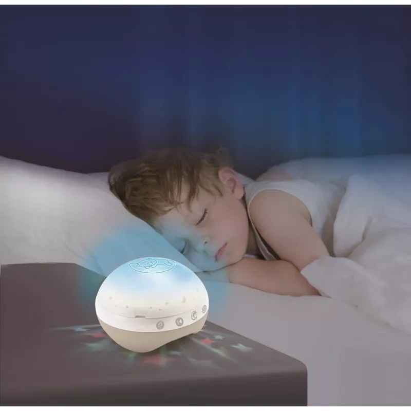 3in1 music projector carousel beige