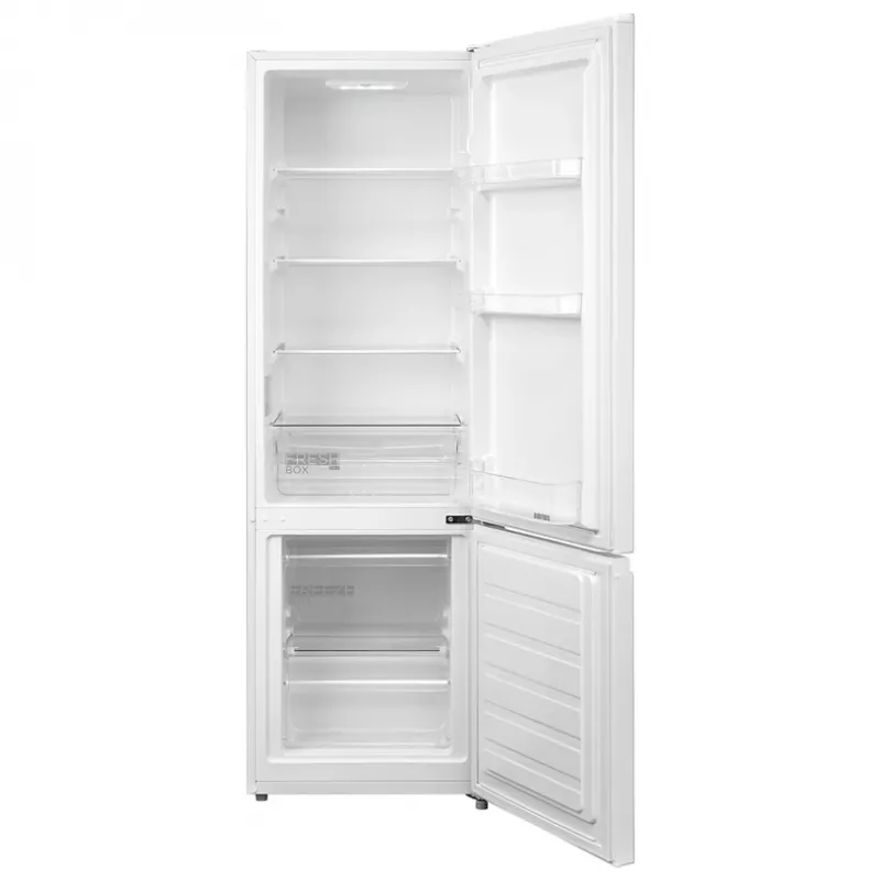 Lodówka combo Midea MDRB369FGE01 — 262 l (chłodziarka 194 l / zamrażarka 68 l), 177,3 cm, klasa energetyczna E, biała