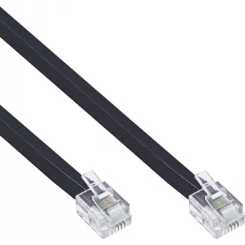 Modularny kabel InLine RJ12 męski / męski 6P6C 20m