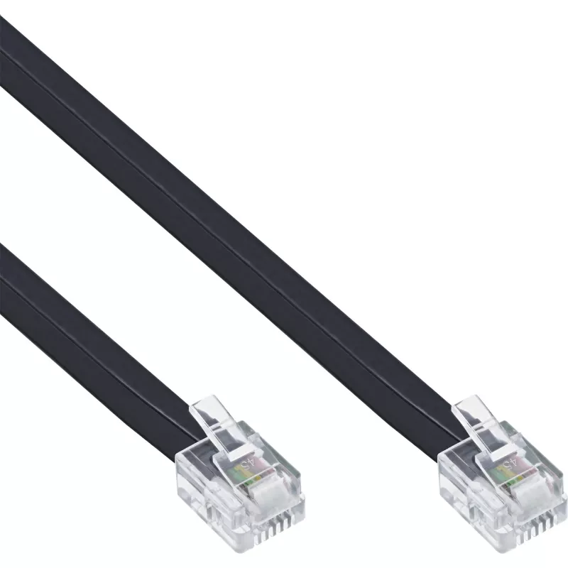 Modularny kabel InLine RJ12 męski / męski 6P6C 20m