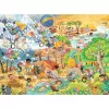 Puzzle Ravensburger Cztery Pory Roku — 100 elementów, grubość 2 mm