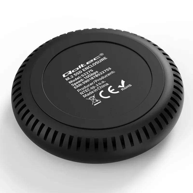 Stacja dokująca Qoltec 52275 do dysków M.2 SSD, SATA/NVMe, USB-C