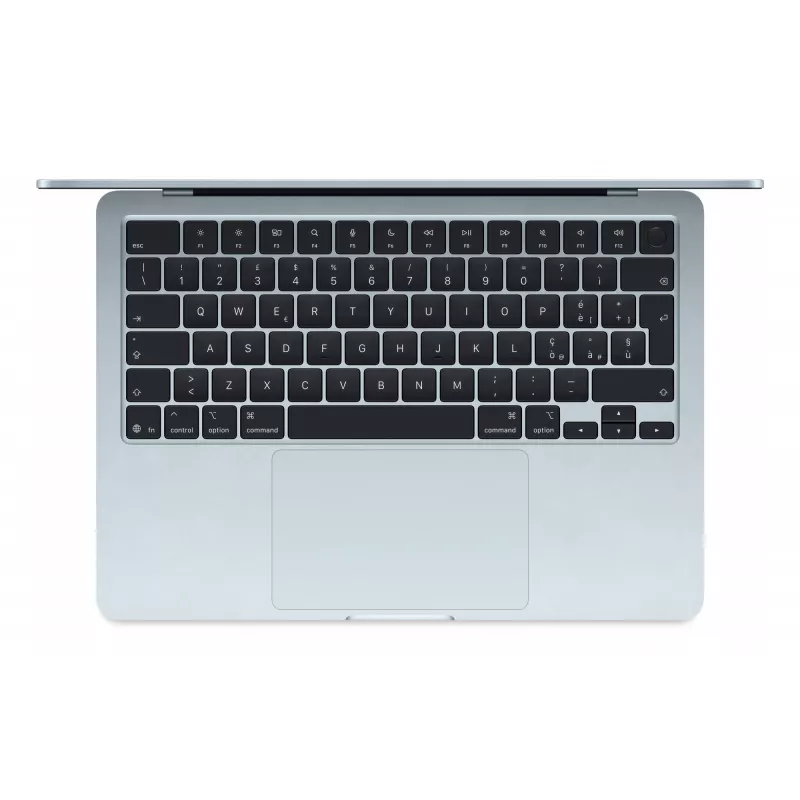 MacBook Air 13, Sky Blue, M4 (10-CPU/10-GPU), 16GB, 512GB, niemiecki, zasilacz 35W Dual USB-C Port, MC6U4D/A